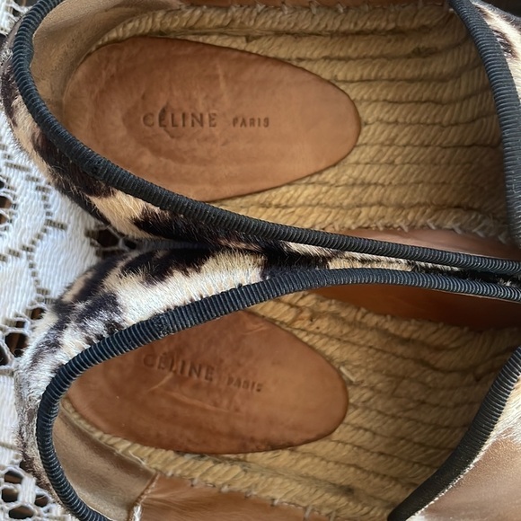 💎Host Pick💎 Celine Cheetah Hair Espadrilles - Picture 4 of 6